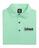 Lisle space dyed self collar mint