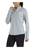 27642 half zip block heather grey